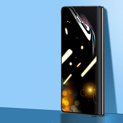 Schutzfolie Displayschutzfolie Panzerfolie Skins zum Aufkleben Full Coverage Privacy S02 für Samsung Galaxy Z Fold4 5G Klar