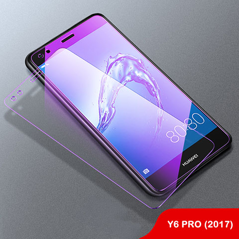 Schutzfolie Displayschutzfolie Panzerfolie Skins zum Aufkleben Gehärtetes Glas Glasfolie Anti Blue Ray B01 für Huawei Enjoy 7 Klar