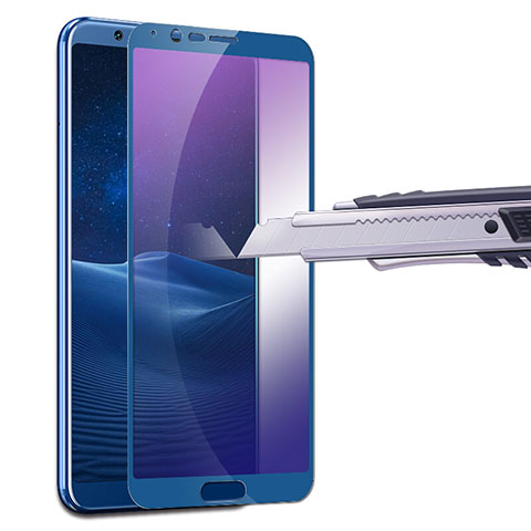 Schutzfolie Displayschutzfolie Panzerfolie Skins zum Aufkleben Gehärtetes Glas Glasfolie Anti Blue Ray B01 für Huawei Honor View 10 Blau