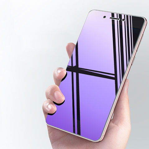 Schutzfolie Displayschutzfolie Panzerfolie Skins zum Aufkleben Gehärtetes Glas Glasfolie Anti Blue Ray B01 für Huawei Nova Smart Blau