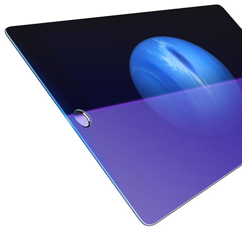 Schutzfolie Displayschutzfolie Panzerfolie Skins zum Aufkleben Gehärtetes Glas Glasfolie Anti Blue Ray B02 für Apple New iPad 9.7 (2018) Klar