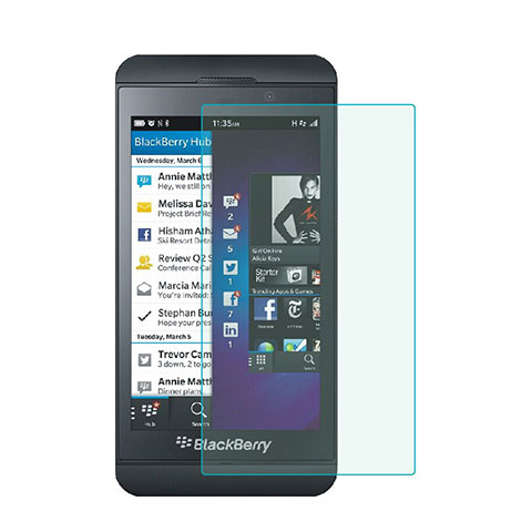 Schutzfolie Displayschutzfolie Panzerfolie Skins zum Aufkleben Gehärtetes Glas Glasfolie für Blackberry Z10 Klar