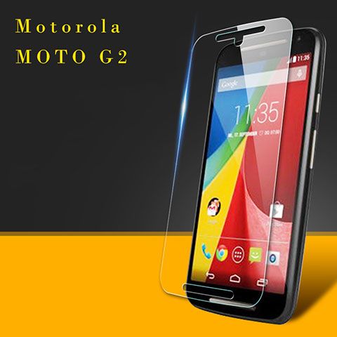 Schutzfolie Displayschutzfolie Panzerfolie Skins zum Aufkleben Gehärtetes Glas Glasfolie für Motorola Moto G (2nd Gen) Klar