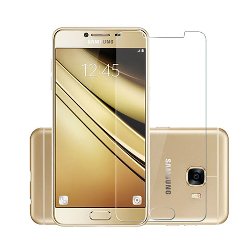 Schutzfolie Displayschutzfolie Panzerfolie Skins zum Aufkleben Gehärtetes Glas Glasfolie für Samsung Galaxy C7 SM-C7000 Klar