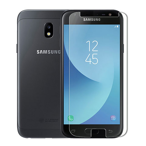 Schutzfolie Displayschutzfolie Panzerfolie Skins zum Aufkleben Gehärtetes Glas Glasfolie für Samsung Galaxy J3 Pro (2017) Klar