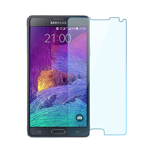 Schutzfolie Displayschutzfolie Panzerfolie Skins zum Aufkleben Gehärtetes Glas Glasfolie für Samsung Galaxy Note 4 Duos N9100 Dual SIM Klar