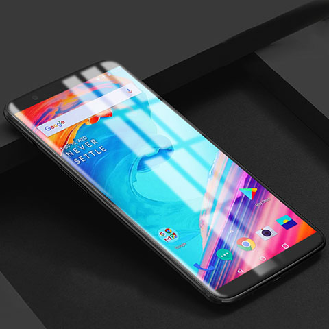 Schutzfolie Displayschutzfolie Panzerfolie Skins zum Aufkleben Gehärtetes Glas Glasfolie T01 für OnePlus 5T A5010 Klar