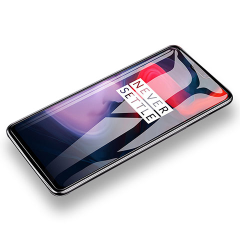 Schutzfolie Displayschutzfolie Panzerfolie Skins zum Aufkleben Gehärtetes Glas Glasfolie T01 für OnePlus 6 Klar