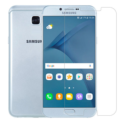 Schutzfolie Displayschutzfolie Panzerfolie Skins zum Aufkleben Gehärtetes Glas Glasfolie T01 für Samsung Galaxy A8 (2016) A8100 A810F Klar