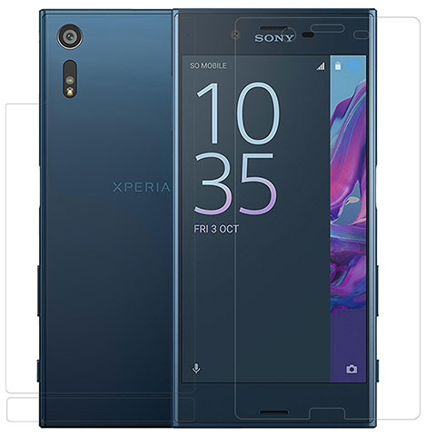 Schutzfolie Displayschutzfolie Panzerfolie Skins zum Aufkleben Gehärtetes Glas Glasfolie T01 für Sony Xperia XZ Klar