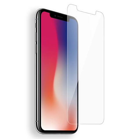 Schutzfolie Displayschutzfolie Panzerfolie Skins zum Aufkleben Gehärtetes Glas Glasfolie T02 für Apple iPhone X Klar