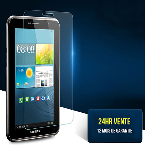 Schutzfolie Displayschutzfolie Panzerfolie Skins zum Aufkleben Gehärtetes Glas Glasfolie T02 für Samsung Galaxy Tab 2 7.0 P3100 P3110 Klar