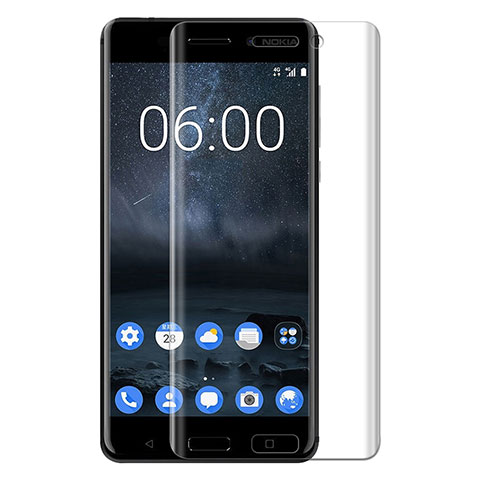 Schutzfolie Displayschutzfolie Panzerfolie Skins zum Aufkleben Gehärtetes Glas Glasfolie T03 für Nokia 6 Klar