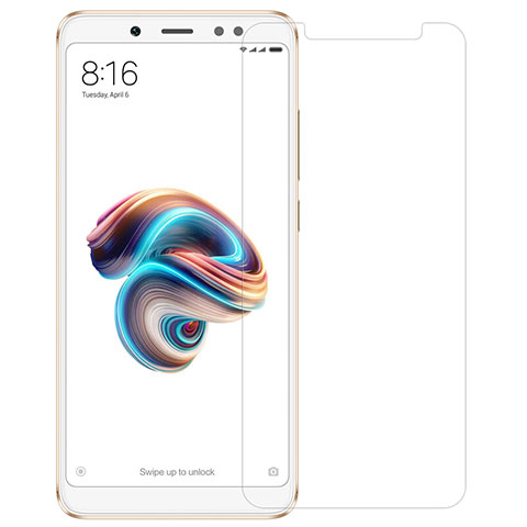 Schutzfolie Displayschutzfolie Panzerfolie Skins zum Aufkleben Gehärtetes Glas Glasfolie T03 für Xiaomi Redmi Note 5 AI Dual Camera Klar