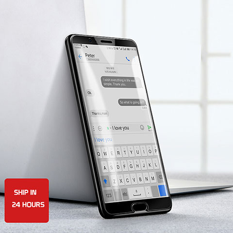 Schutzfolie Displayschutzfolie Panzerfolie Skins zum Aufkleben Gehärtetes Glas Glasfolie T05 für Huawei Honor View 10 Klar