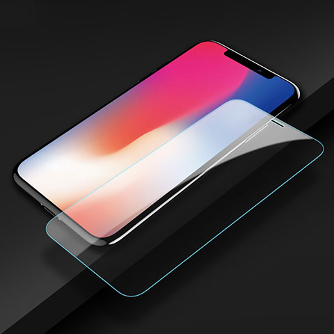 Schutzfolie Displayschutzfolie Panzerfolie Skins zum Aufkleben Gehärtetes Glas Glasfolie T09 für Apple iPhone X Klar