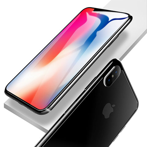 Schutzfolie Displayschutzfolie Panzerfolie Skins zum Aufkleben Gehärtetes Glas Glasfolie T10 für Apple iPhone X Klar