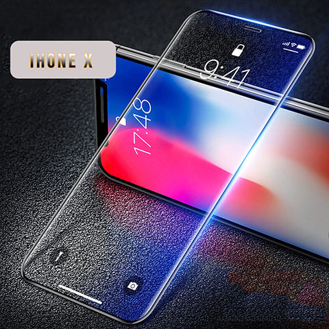 Schutzfolie Displayschutzfolie Panzerfolie Skins zum Aufkleben Gehärtetes Glas Glasfolie T20 für Apple iPhone X Klar