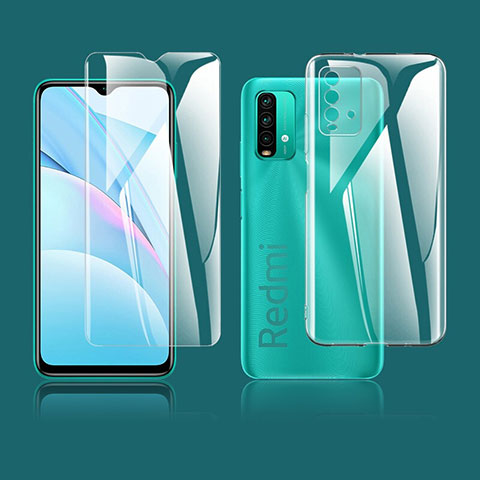 Schutzfolie Displayschutzfolie Panzerfolie Vorder und Rückseite Flexibilität Weich Skins zum Aufkleben für Xiaomi Redmi 9 Power Klar