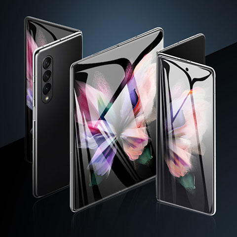 Schutzfolie Displayschutzfolie Panzerfolie Vorder und Rückseite Skins zum Aufkleben F09 für Samsung Galaxy Z Fold3 5G Klar