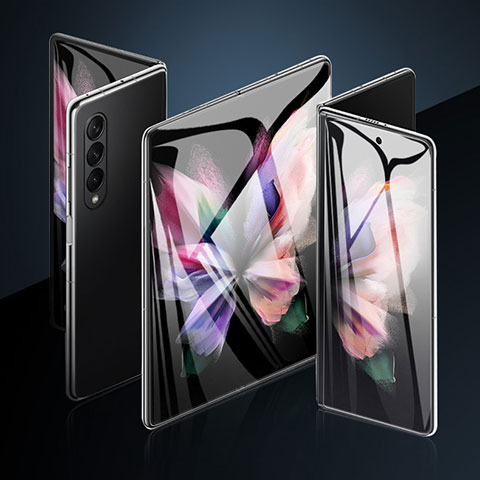 Schutzfolie Displayschutzfolie Panzerfolie Vorder und Rückseite Skins zum Aufkleben F09 für Samsung Galaxy Z Fold4 5G Klar