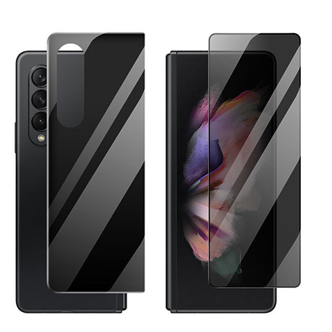 Schutzfolie Displayschutzfolie Panzerfolie Vorder und Rückseite Skins zum Aufkleben S05 für Samsung Galaxy Z Fold3 5G Klar