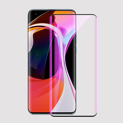 Schutzfolie Full Coverage Displayschutzfolie Panzerfolie Gehärtetes Glas Glasfolie Anti Blue Ray Skins zum Aufkleben Panzerglas F02 für Xiaomi Mi 10 Schwarz