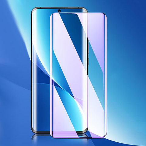 Schutzfolie Full Coverage Displayschutzfolie Panzerfolie Gehärtetes Glas Glasfolie Anti Blue Ray Skins zum Aufkleben Panzerglas F03 für Xiaomi Mi 12 Ultra 5G Schwarz