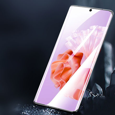 Schutzfolie Full Coverage Displayschutzfolie Panzerfolie Gehärtetes Glas Glasfolie Anti Blue Ray Skins zum Aufkleben Panzerglas F06 für Xiaomi Mi 13 Ultra 5G Schwarz