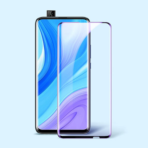 Schutzfolie Full Coverage Displayschutzfolie Panzerfolie Gehärtetes Glas Glasfolie Anti Blue Ray Skins zum Aufkleben Panzerglas für Huawei Enjoy 10 Plus Schwarz