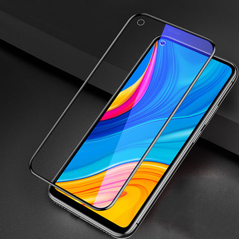 Schutzfolie Full Coverage Displayschutzfolie Panzerfolie Gehärtetes Glas Glasfolie Anti Blue Ray Skins zum Aufkleben Panzerglas für Huawei Enjoy 10 Schwarz