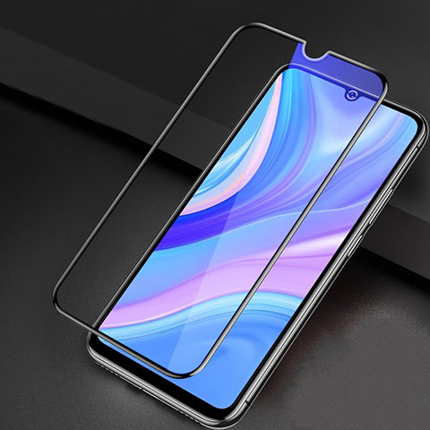 Schutzfolie Full Coverage Displayschutzfolie Panzerfolie Gehärtetes Glas Glasfolie Anti Blue Ray Skins zum Aufkleben Panzerglas für Huawei Enjoy 10S Schwarz