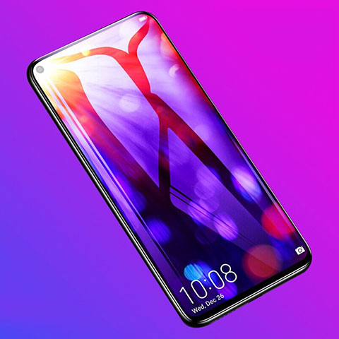 Schutzfolie Full Coverage Displayschutzfolie Panzerfolie Gehärtetes Glas Glasfolie Anti Blue Ray Skins zum Aufkleben Panzerglas für Huawei Honor 20 Pro Schwarz