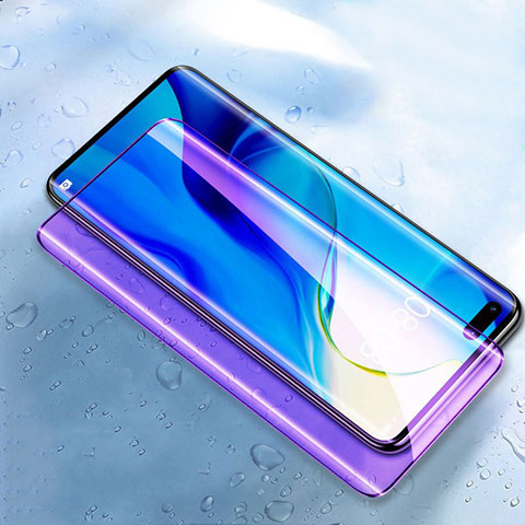 Schutzfolie Full Coverage Displayschutzfolie Panzerfolie Gehärtetes Glas Glasfolie Anti Blue Ray Skins zum Aufkleben Panzerglas für Huawei Honor 30 Pro+ Plus Schwarz