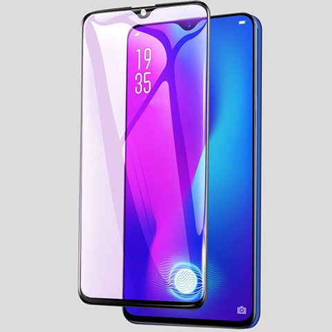 Schutzfolie Full Coverage Displayschutzfolie Panzerfolie Gehärtetes Glas Glasfolie Anti Blue Ray Skins zum Aufkleben Panzerglas für Vivo S1 Pro Schwarz