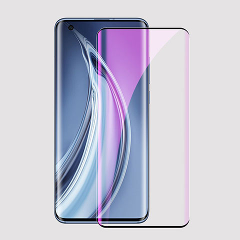 Schutzfolie Full Coverage Displayschutzfolie Panzerfolie Gehärtetes Glas Glasfolie Anti Blue Ray Skins zum Aufkleben Panzerglas für Xiaomi Mi 10 Pro Schwarz