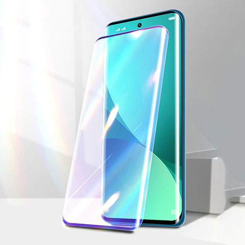 Schutzfolie Full Coverage Displayschutzfolie Panzerfolie Gehärtetes Glas Glasfolie Anti Blue Ray Skins zum Aufkleben Panzerglas für Xiaomi Mi 12 5G Schwarz