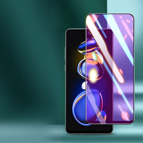 Schutzfolie Full Coverage Displayschutzfolie Panzerfolie Gehärtetes Glas Glasfolie Anti Blue Ray Skins zum Aufkleben Panzerglas für Xiaomi Mi 13T 5G Schwarz