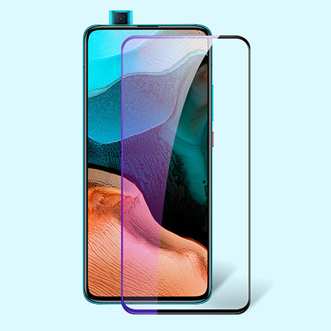 Schutzfolie Full Coverage Displayschutzfolie Panzerfolie Gehärtetes Glas Glasfolie Anti Blue Ray Skins zum Aufkleben Panzerglas für Xiaomi Redmi K30 Pro 5G Schwarz