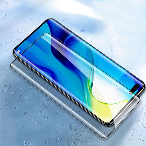 Schutzfolie Full Coverage Displayschutzfolie Panzerfolie Gehärtetes Glas Glasfolie Skins zum Aufkleben Panzerglas F02 für Huawei Honor 30 Pro+ Plus Schwarz