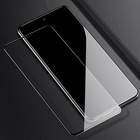 Schutzfolie Full Coverage Displayschutzfolie Panzerfolie Gehärtetes Glas Glasfolie Skins zum Aufkleben Panzerglas F02 für Xiaomi Redmi Note 9 Pro Schwarz