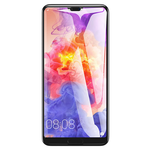 Schutzfolie Full Coverage Displayschutzfolie Panzerfolie Gehärtetes Glas Glasfolie Skins zum Aufkleben Panzerglas F03 für Huawei P20 Pro Schwarz