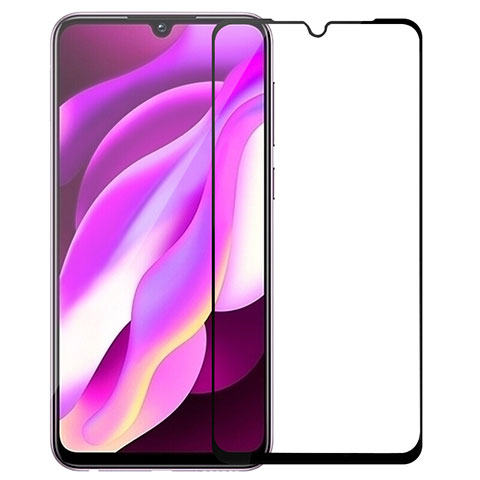 Schutzfolie Full Coverage Displayschutzfolie Panzerfolie Gehärtetes Glas Glasfolie Skins zum Aufkleben Panzerglas F03 für Oppo A11 Schwarz