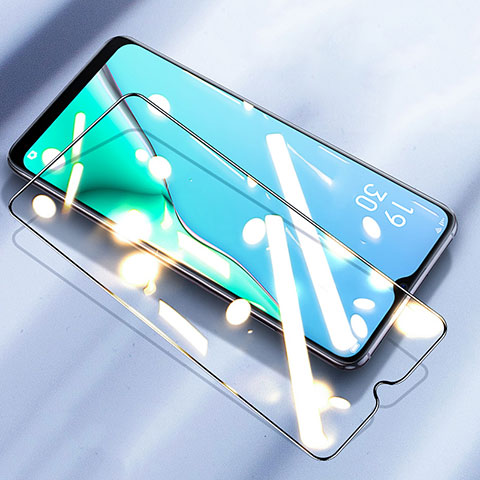 Schutzfolie Full Coverage Displayschutzfolie Panzerfolie Gehärtetes Glas Glasfolie Skins zum Aufkleben Panzerglas F03 für Oppo A18 Schwarz