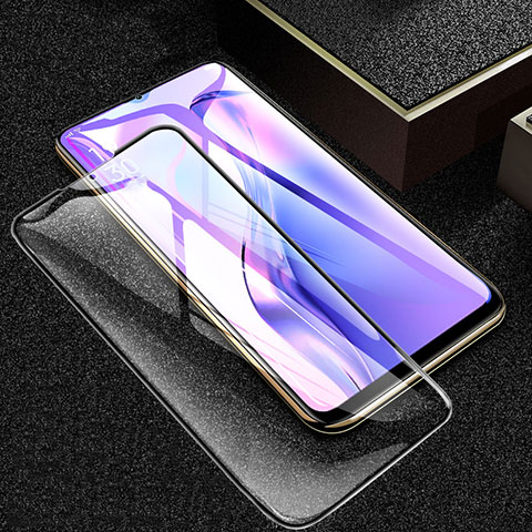 Schutzfolie Full Coverage Displayschutzfolie Panzerfolie Gehärtetes Glas Glasfolie Skins zum Aufkleben Panzerglas F03 für Oppo A31 Schwarz