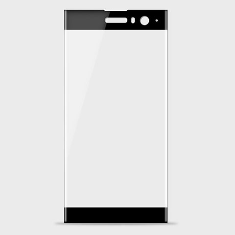 Schutzfolie Full Coverage Displayschutzfolie Panzerfolie Gehärtetes Glas Glasfolie Skins zum Aufkleben Panzerglas F03 für Sony Xperia XA2 Plus Schwarz