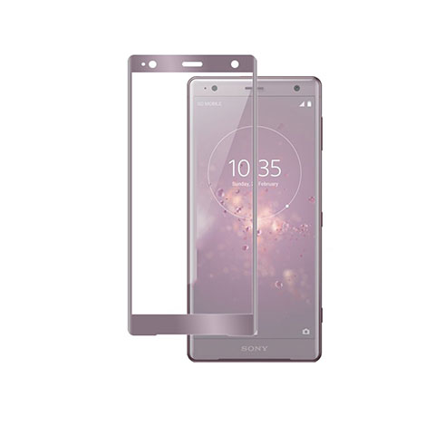 Schutzfolie Full Coverage Displayschutzfolie Panzerfolie Gehärtetes Glas Glasfolie Skins zum Aufkleben Panzerglas F03 für Sony Xperia XZ2 Premium Rosegold