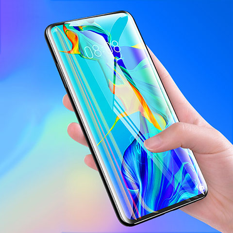 Schutzfolie Full Coverage Displayschutzfolie Panzerfolie Gehärtetes Glas Glasfolie Skins zum Aufkleben Panzerglas F03 für Xiaomi Mi Note 10 Lite Schwarz