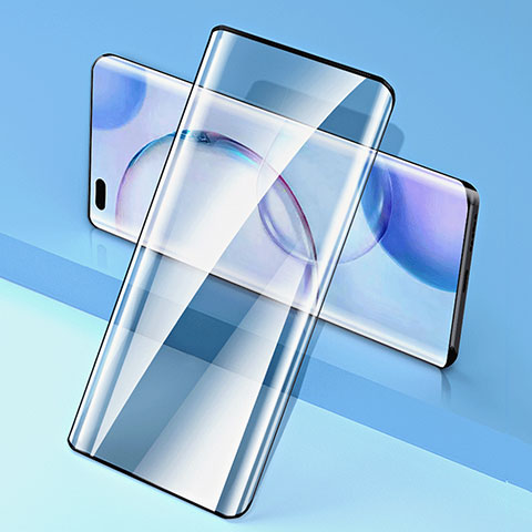 Schutzfolie Full Coverage Displayschutzfolie Panzerfolie Gehärtetes Glas Glasfolie Skins zum Aufkleben Panzerglas F04 für Huawei Nova 9 Pro Schwarz