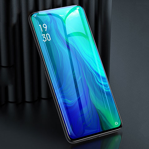 Schutzfolie Full Coverage Displayschutzfolie Panzerfolie Gehärtetes Glas Glasfolie Skins zum Aufkleben Panzerglas F04 für Oppo Reno 10X Zoom Schwarz